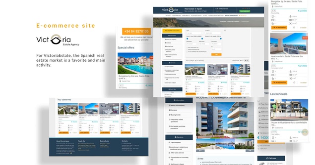 Victoria Estate Ecommerce Website