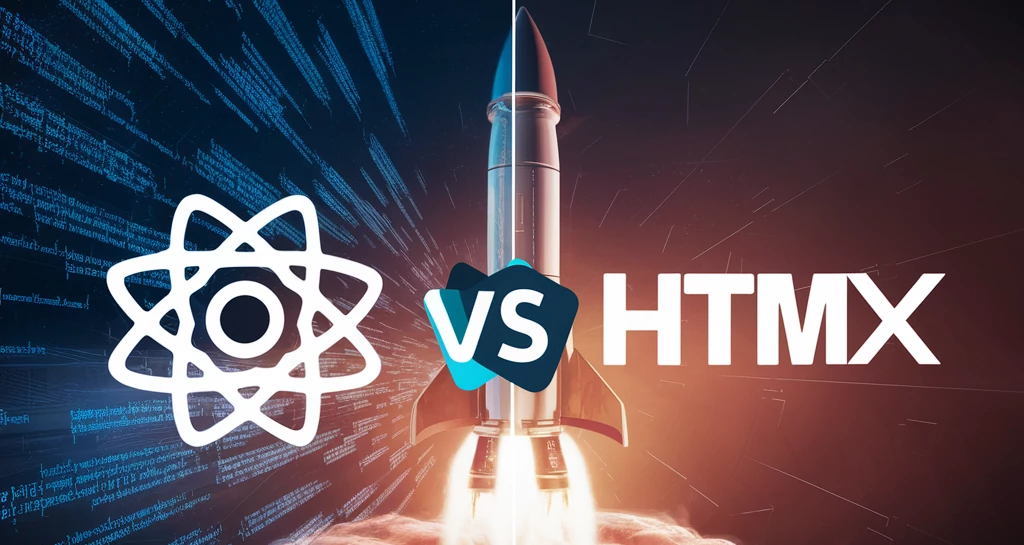 react vs htmx