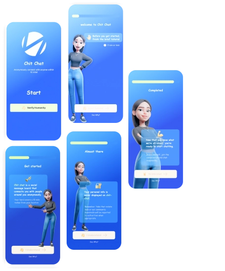 Mobile app UI/UX design example